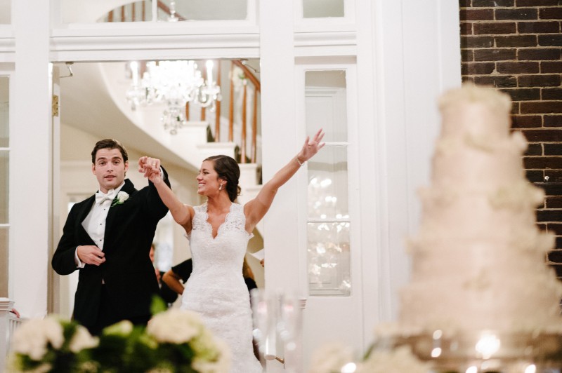 Making An Entrance At The Reception